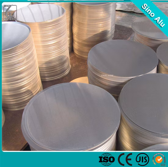 5052 6061 3003 Scheibenscheibe Runder Aluminiumteller Kreis Dreifache Aluminiumkreise für Küchenutensilien